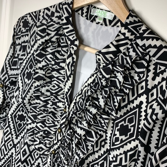 JADE by Melody Tam ruffle dress- size XS - Picture 4 of 5